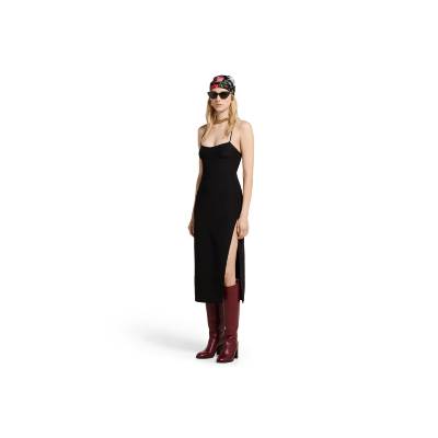 Gucci Silk dress with crystal Horsebit