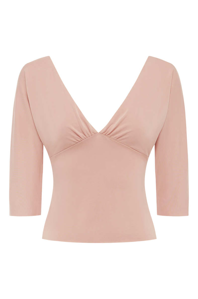 With Jean Lana Top | Pink