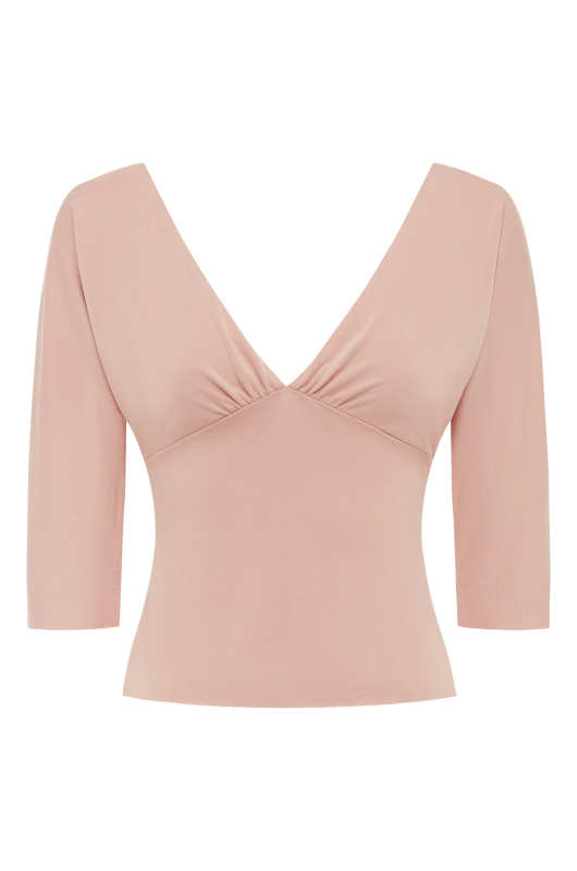 With Jean Lana Top | Pink