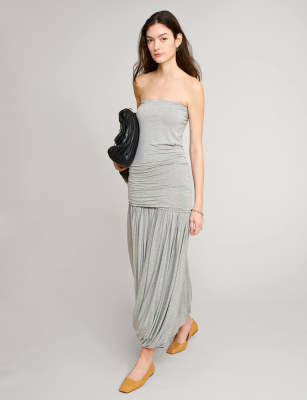 Pixie Market Bubble Hem Strapless Dress