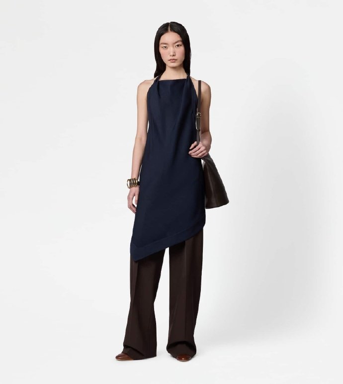 TOD'S Silk Blend Backless Top