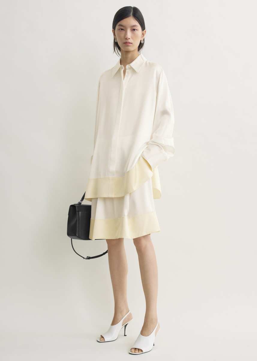 Toteme Soft tuxedo shirt white