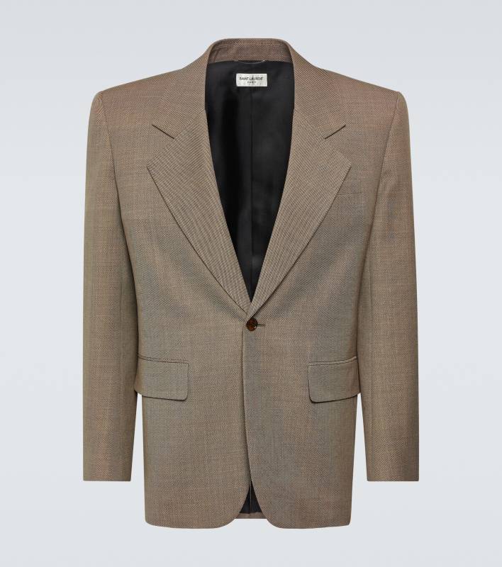 Saint Laurent Single-breasted wool blazer