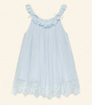 DOEN CECILIA DRESS IN ALICE BLUE