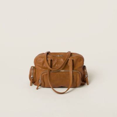 MIU MIU Nappa leather top-handle bag