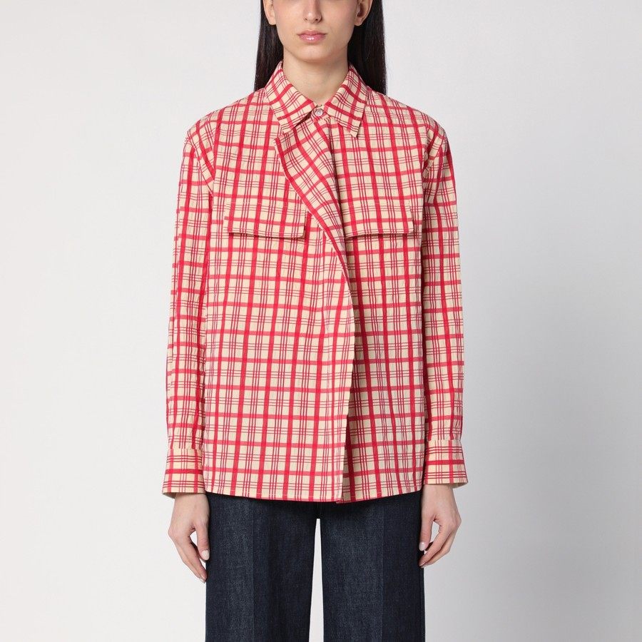 Bottega Veneta Checked cotton shirt