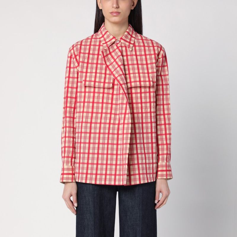 Bottega Veneta Checked cotton shirt