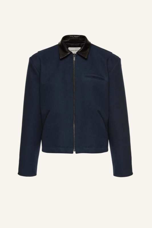 MAGDA BUTRYM PF24 JACKET 01 - NAVY