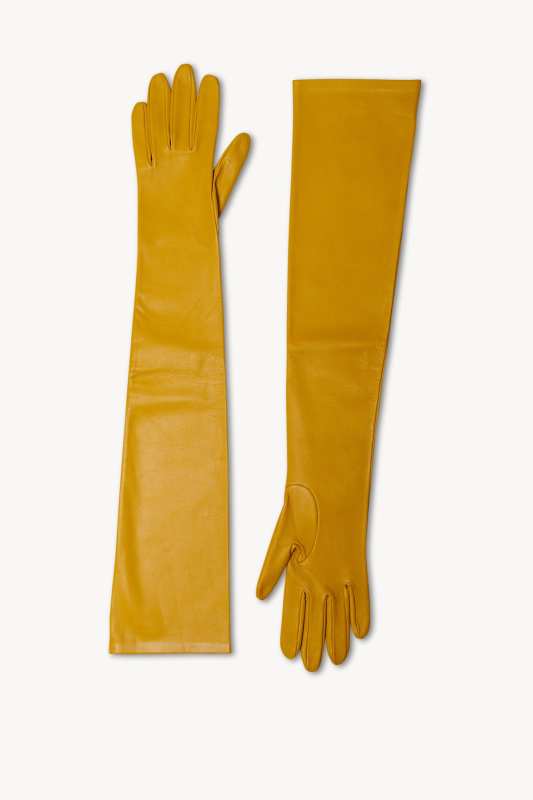 The Row Simon Gloves in Leather