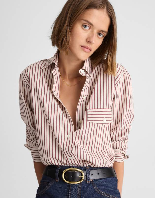 Madewell Alexa Chung for Madewell Lou Poplin Shirt