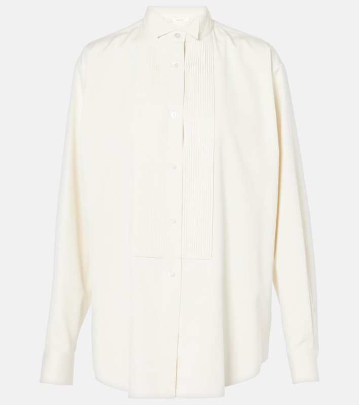 The Row Vince silk shirt