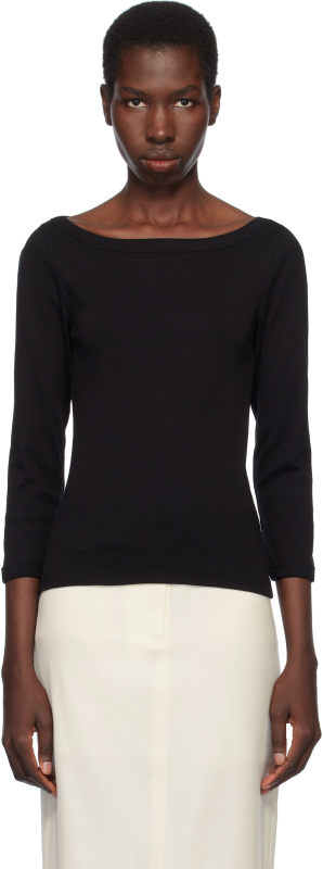 FLORE FLORE Black Steffi T-shirt