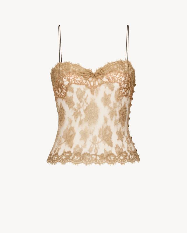Saint Laurent Lace Camisole