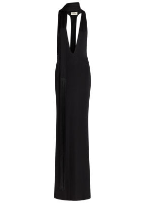 THE NEW ARRIVALS ILKYAZ OZEL Olympia scarf-effect stretch-jersey maxi dress