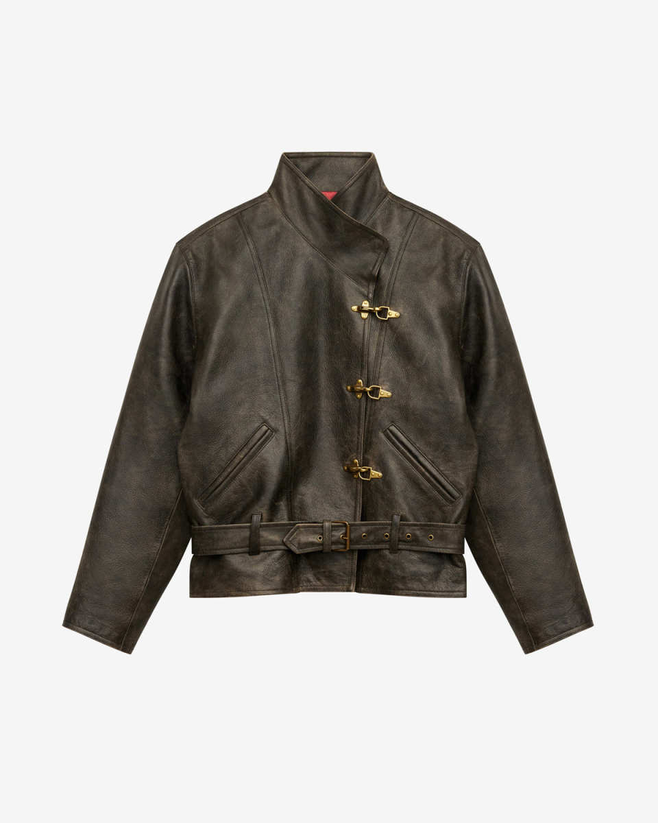 Isabel Marant Celie leather biker jacket
