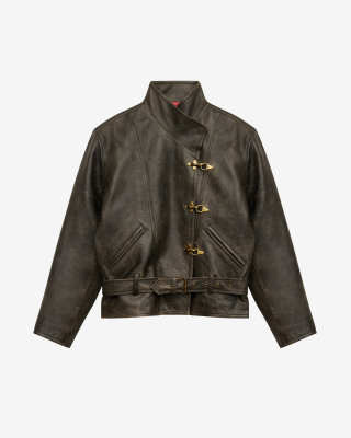 Isabel Marant Celie leather biker jacket