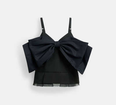 Coach Taffeta Bow Top
