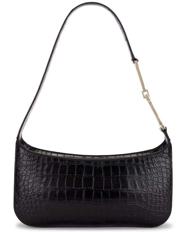 Tom Ford Tumbled Soft Printed Croc Small Shoulder Bag