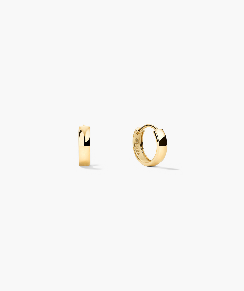 MEJURI Bold Huggie Hoops