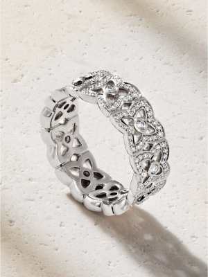 DE BEERS Lotus by DE BEERS 18-karat white gold diamond ring