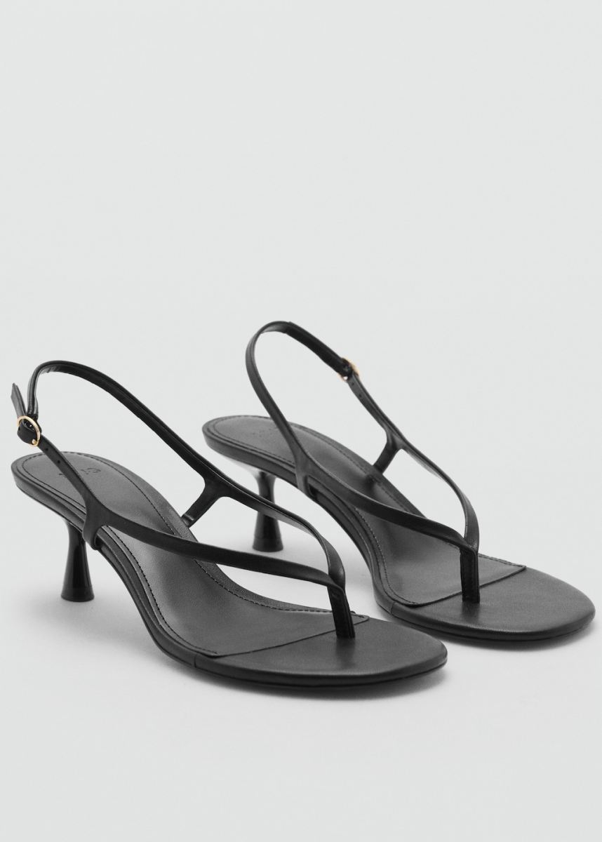MANGO Kitten heel sandals