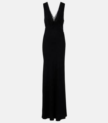 Chloe Silk jacquard and lace gown