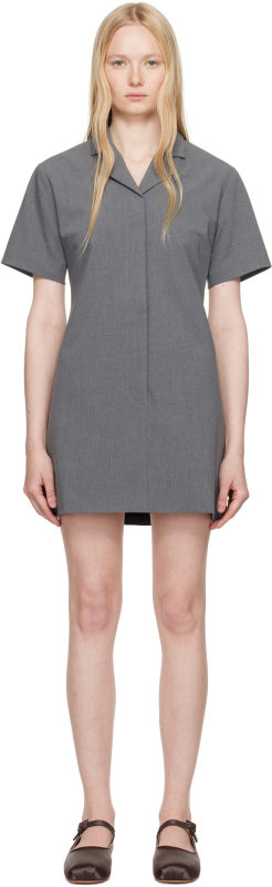 SANDY LIANG Gray Nurse Minidress