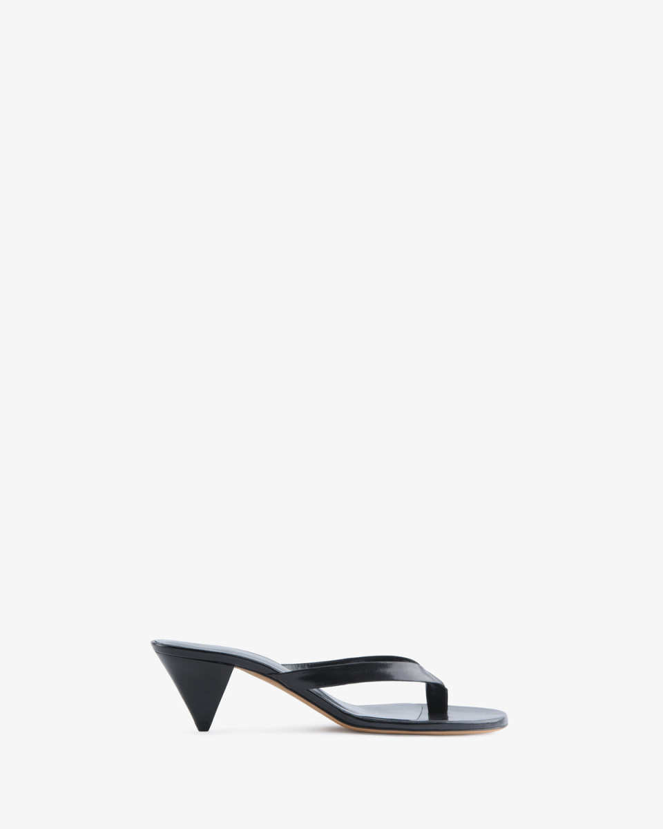 JUDE Rooty Sandal Black Leather