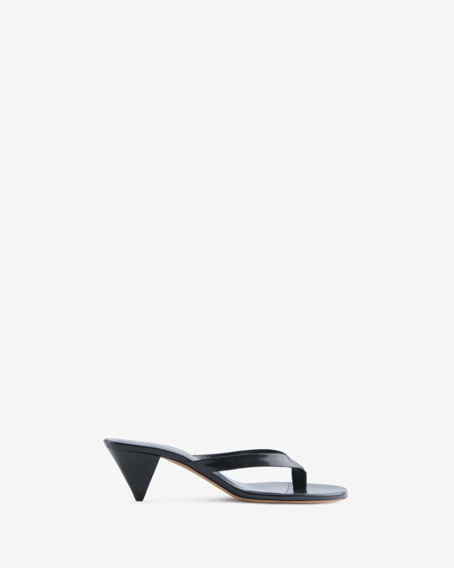 JUDE Rooty Sandal Black Leather