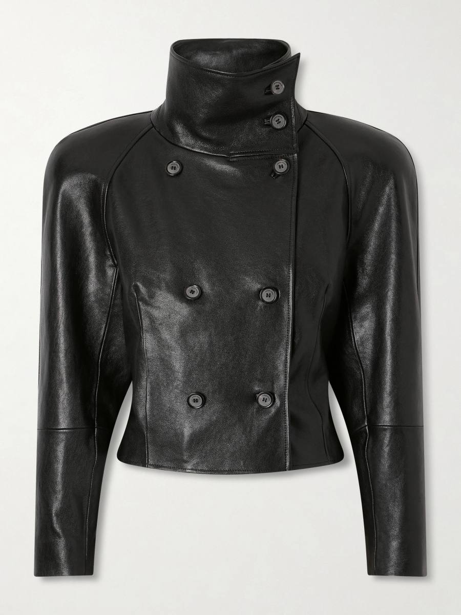 MAGDA BUTRYM Double-breasted leather jacket