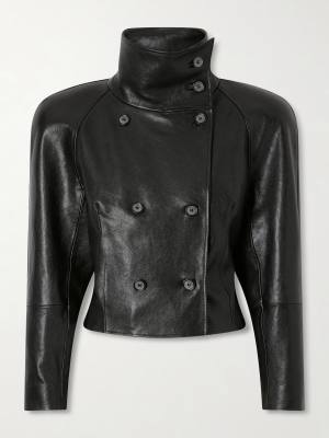 MAGDA BUTRYM Double-breasted leather jacket