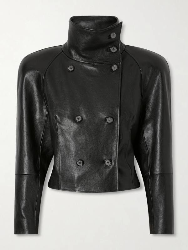 MAGDA BUTRYM Double-breasted leather jacket