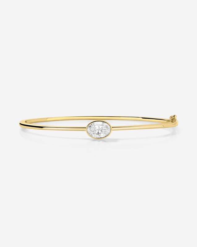 Ring Concierge Oval Lab Diamond Bangle
