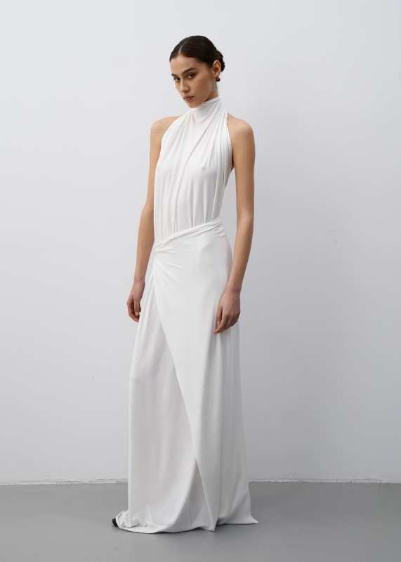 DIANA MILKANOVA Gaia Dress white