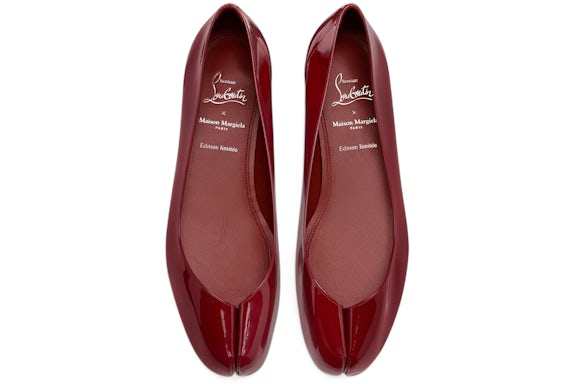 Christian Louboutin x Maison Margiela Marlougiela Tabi-Toe Ballerina Flats