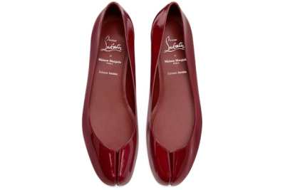 Christian Louboutin x Maison Margiela Marlougiela Tabi-Toe Ballerina Flats