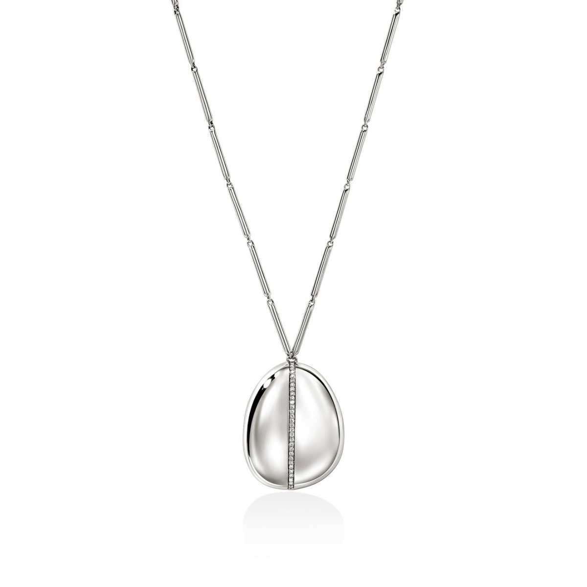 JOHN HARDY AC x JH Pendant Necklace, Sterling Silver, Diamonds