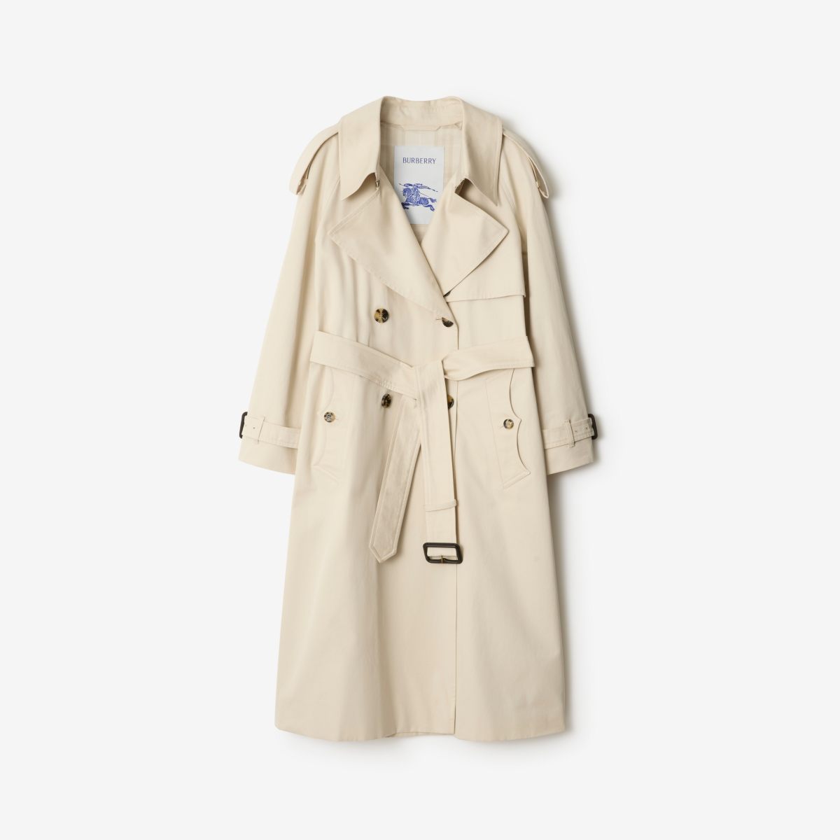 Burberry Long Gabardine Fitzrovia Trench Coat