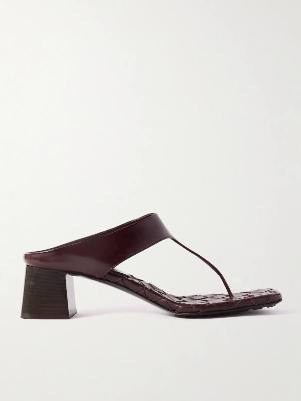 Bottega Veneta Marella 45 leather thong sandals