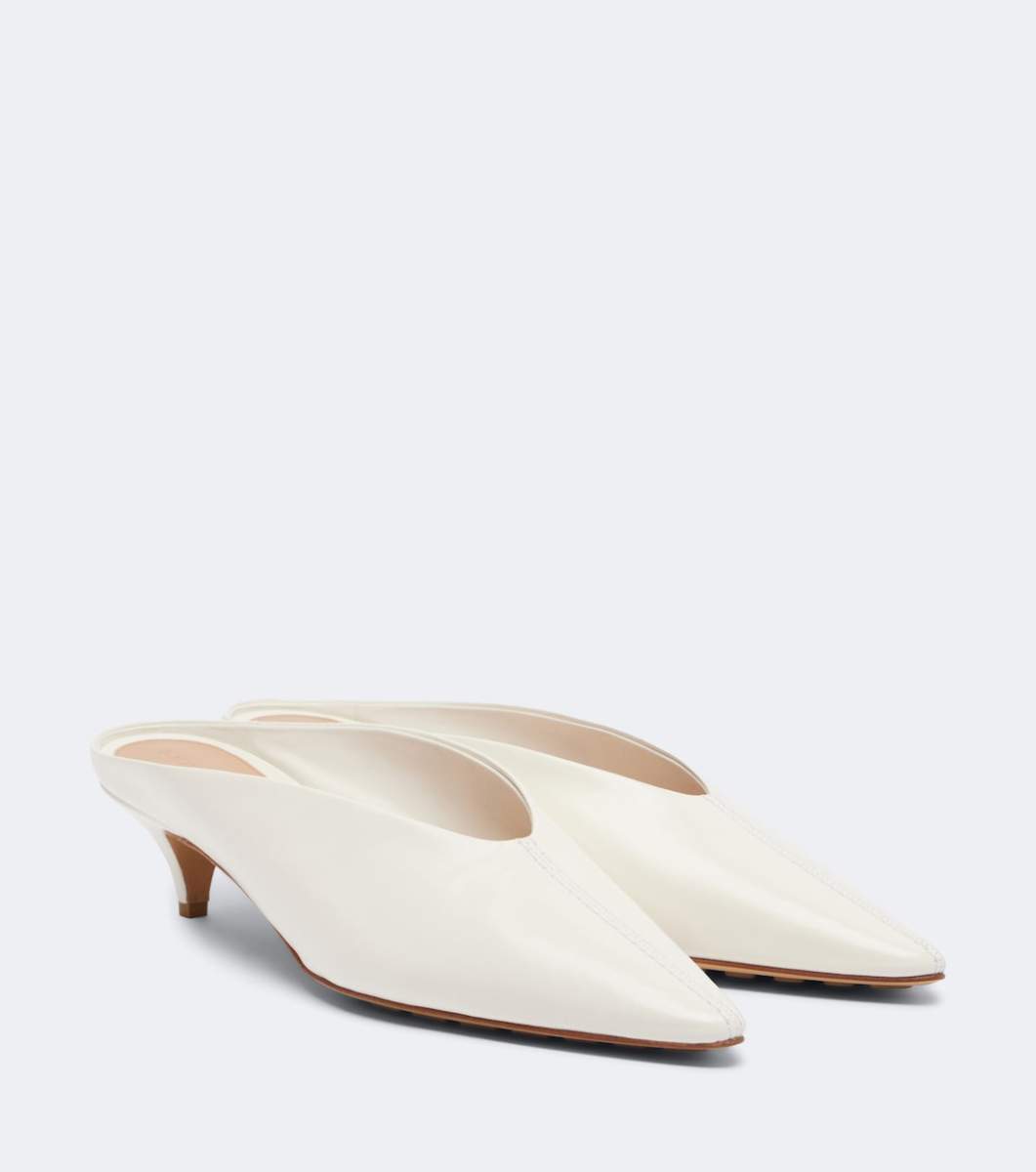 Saint Laurent Vesta leather mules