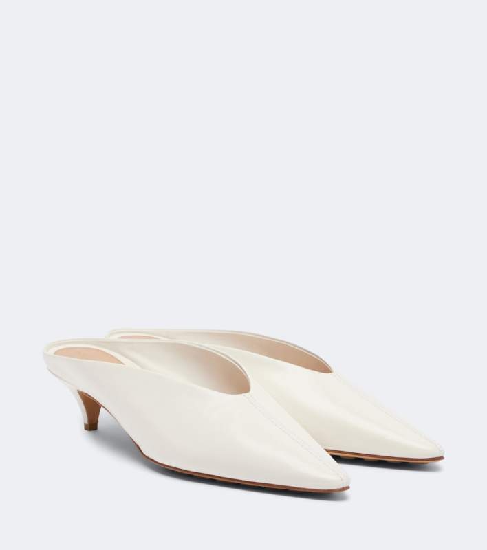Saint Laurent Vesta leather mules