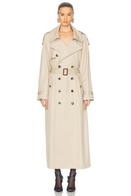 Saint Laurent Long Trench Coat