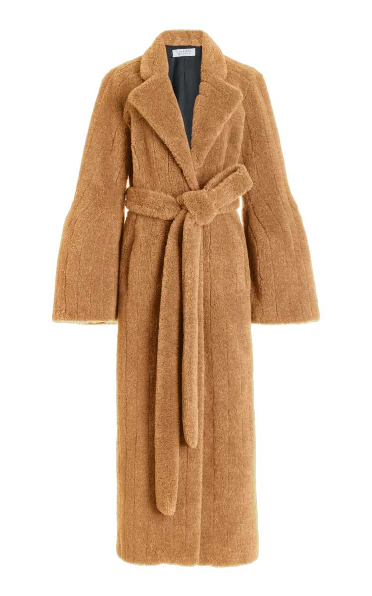 Gabriela Hearst Barring oversized belted wool, silk and cashmere-blend coat