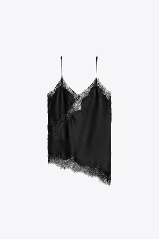 ZARA ZW COLLECTION LACE CAMISOLE TOP