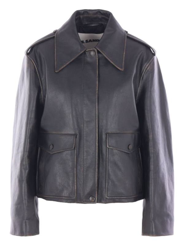 Jil Sander leather jacket