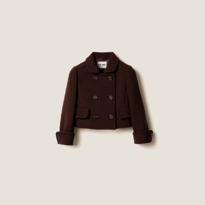 MIU MIU Double-breasted natté jacket