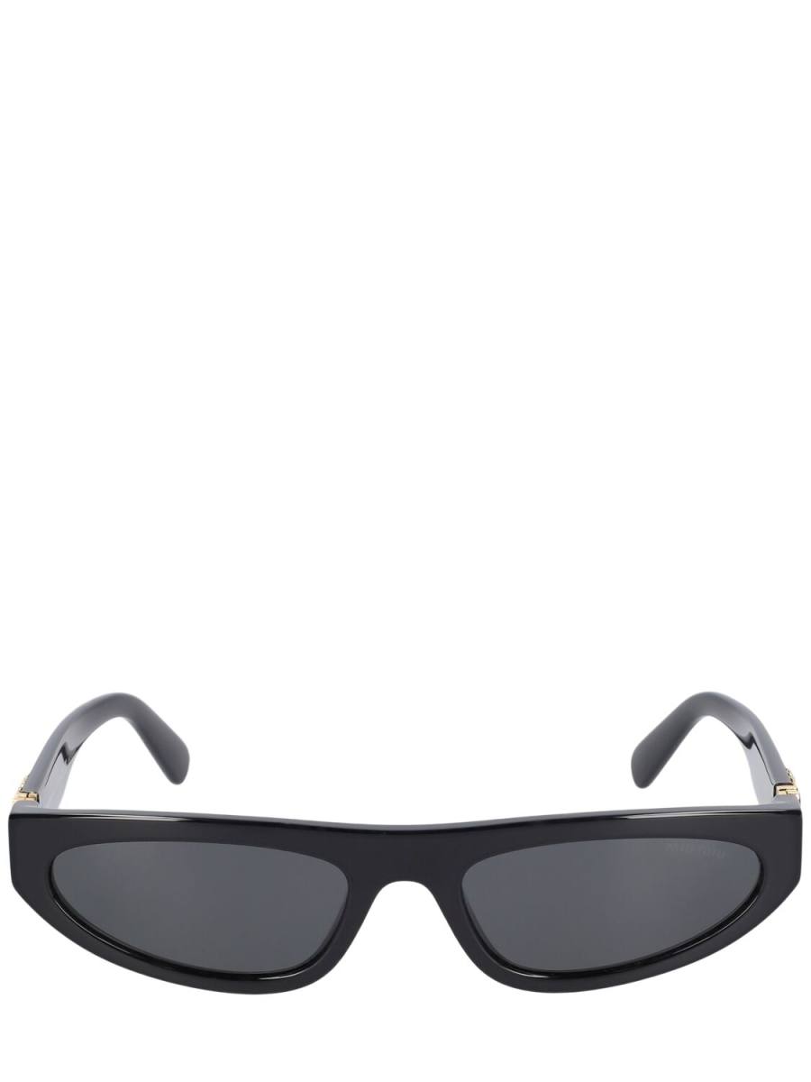 MIU MIU Cat-eye mask acetate sunglasses