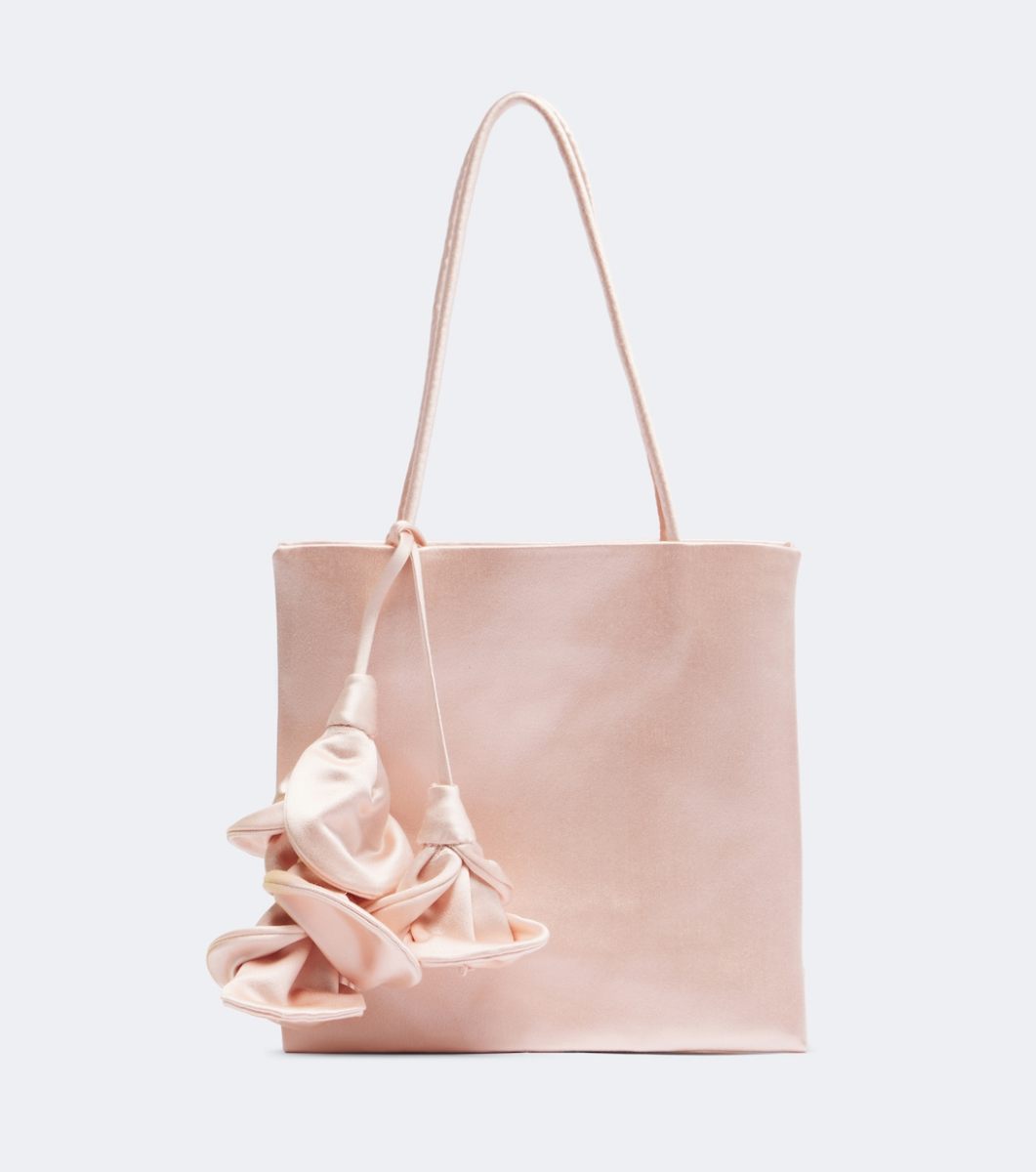 MAGDA BUTRYM Julia Small satin top-handle bag