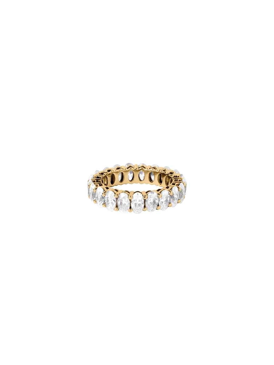 Dorsey OVAL CUT ETERNITY BAND IN MOISSANITE