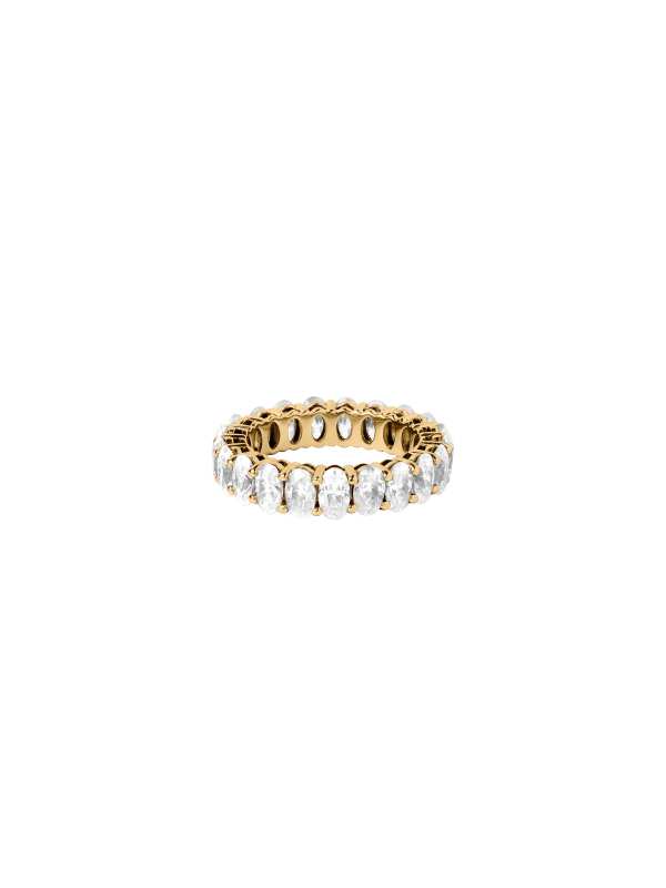 Dorsey OVAL CUT ETERNITY BAND IN MOISSANITE